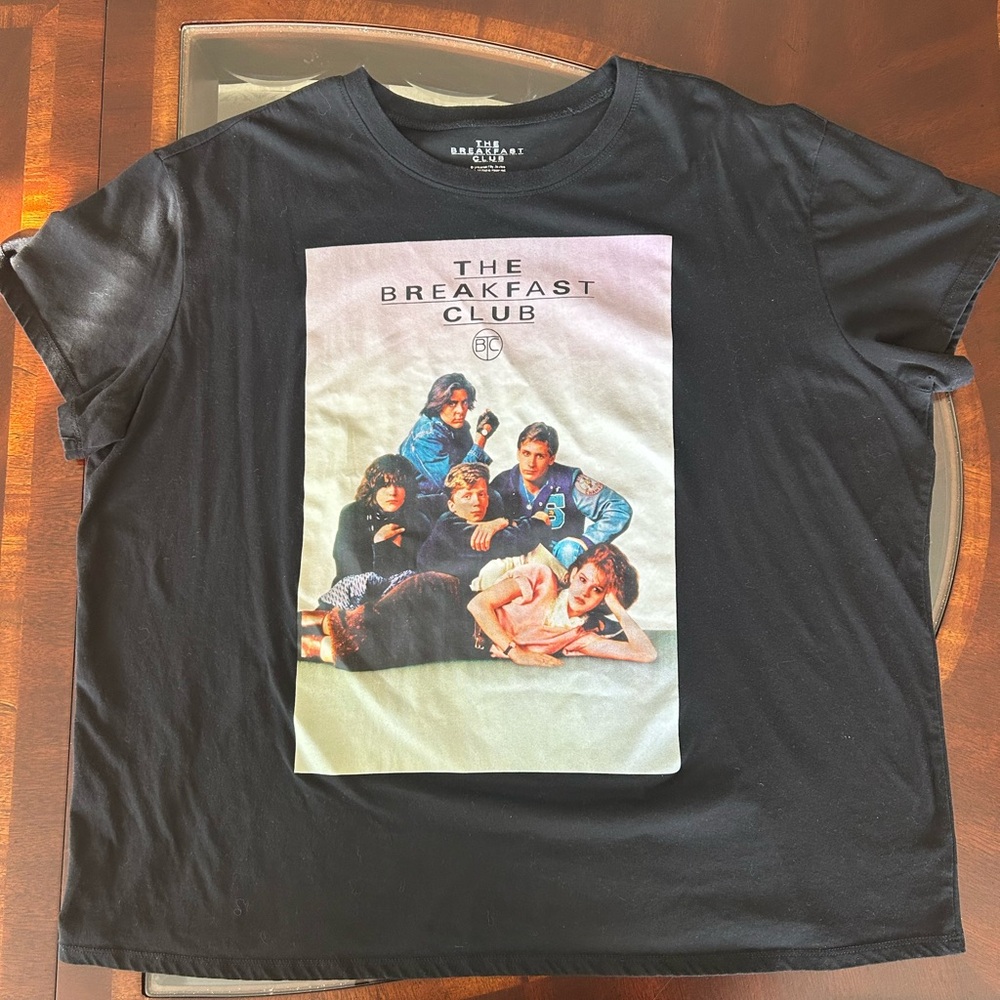 Black Breakfast Club Graphic T-Shirt